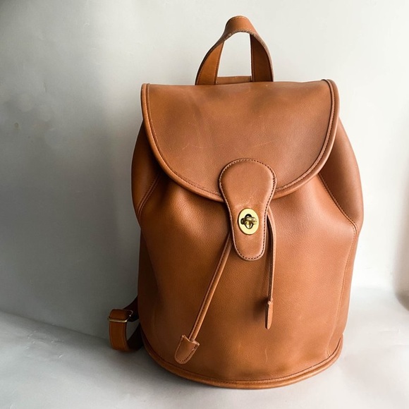 Coach 95’ British tan Backpack - Picture 1 of 17